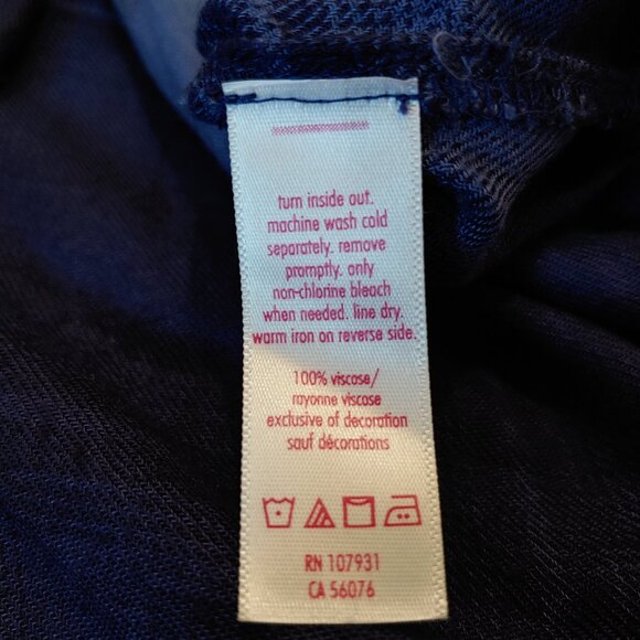 Justice Shirt Girls 18/20 XL Ombre Blue Plaid Button Flannel Button Down Top - Picture 8 of 8